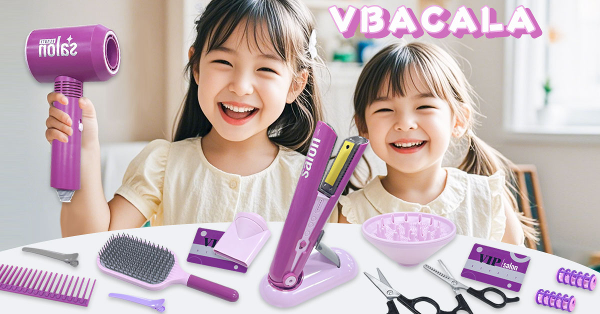 Amazon | VBACALA おままごと 美容師おもちゃ ヘアメイク ヘアサロン
